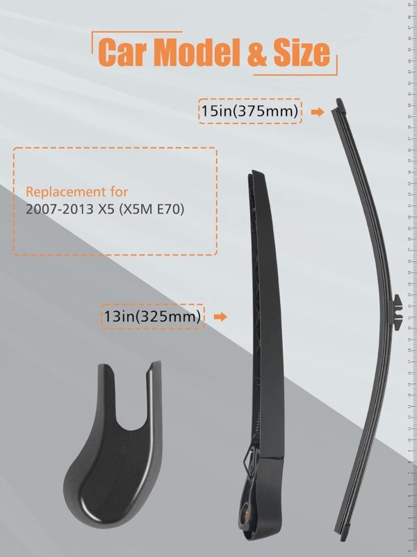 Mikkuppa Rear Wiper Arm Blade Plastic Design-1