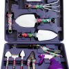 Garden Tool Set JUMPHIGH 10in1 Rubber Handles-0